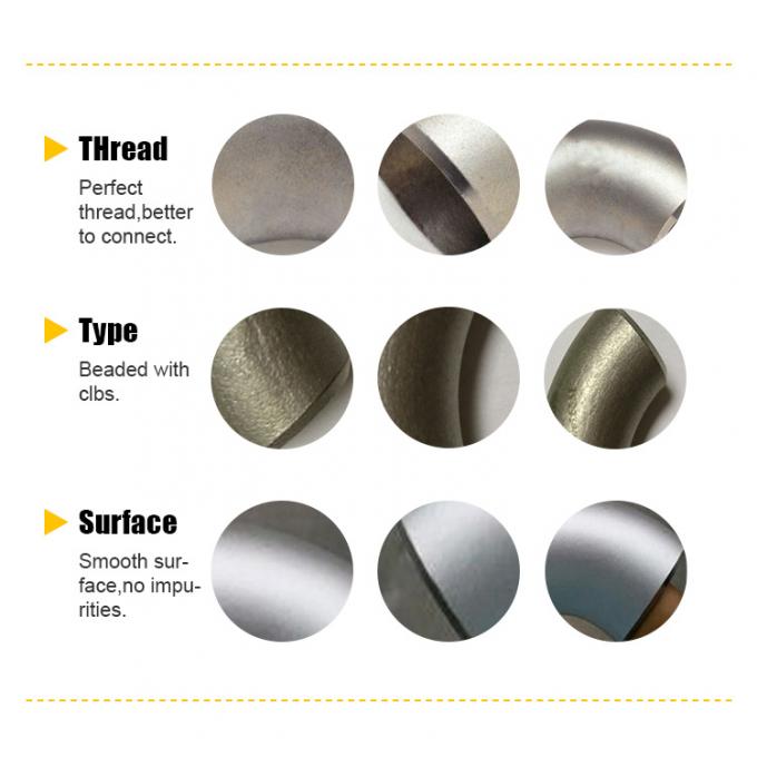 Pièces de raccordement pour tuyaux en acier allié métallique 1