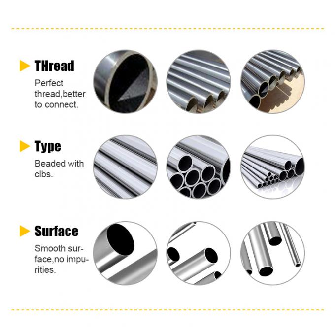Tuyaux en acier inoxydable à base de nickel 1