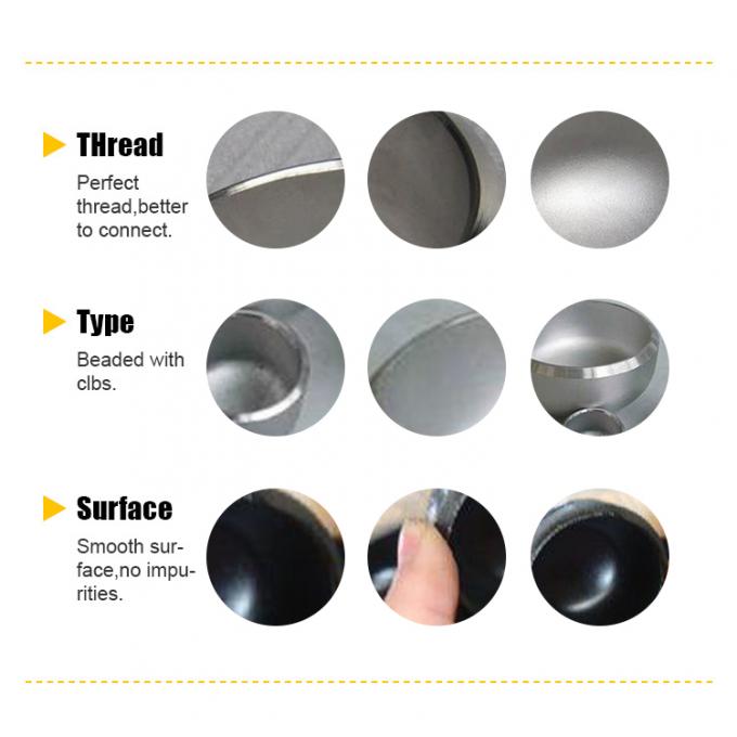 C70100 METAL Couvercle de tuyauterie Nouveau bout de soudage Couvercles de raccordement BSPP BSPT NPT Coulée COPPER NICKEL 1