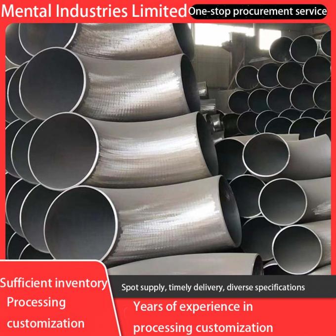 Peinture noire à 90 degrés en métal en cuivre nickel sans couture 1