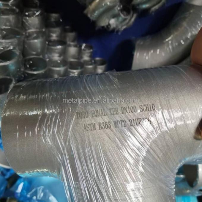 Accords de tuyauterie en cuivre métallique et nickel ASME B36.19 LR/SR 2 pouces Sch10s Accords de tuyauterie à coude de 90 degrés 2