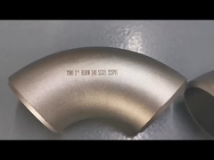 Métal à long rayon de coude alliage de nickel ASME B16.9 Pipe spéciale en acier