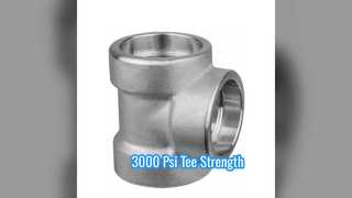 Té réducteur de 3 000 psi, résistance industrielle