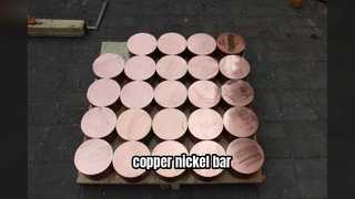 Barres de cuivre-nickel en alliage haute performance pour usage marin et industriel