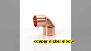 Résistance à la corrosion supérieure de coudes de nickel de cuivre pour la tuyauterie marine