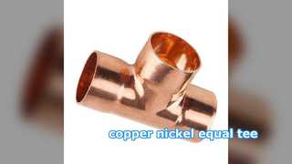 Tés égaux en cuivre-nickel – Raccordements de dérivation fiables pour la tuyauterie marine
