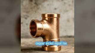 Tés égaux en cuivre-nickel – Résistance supérieure à la corrosion par l’eau de mer