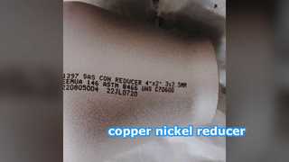 Réducteurs cuivre-nickel – Transition de diamètre fiable avec une résistance supérieure à l’eau de mer