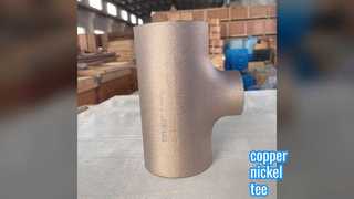 Tés en cuivre-nickel – Résistance supérieure à la corrosion pour les connexions de dérivation marines
