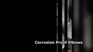 Coude en cuivre et nickel 9010 BW LR 45 90 degrés