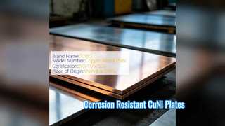 Cupro Nickel 70 30 Plaque C71500 pour échangeurs de chaleur