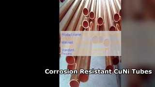 70 30 tubes capillaires CuNi pour la fiabilité des semi-conducteurs