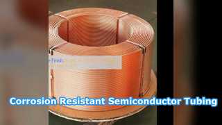 Tube capillaire CuNi 70 30 pour le contrôle de la corrosion des semi-conducteurs