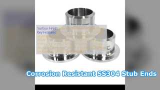 Raccord anticorrosion d'extrémité de bout en acier inoxydable SS304