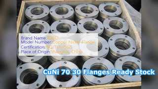 CuNi 70 30 Bride à souder à douille Prêt Stock Expédition rapide