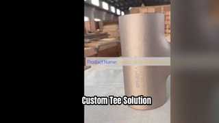 Custom Copper Nickel Reducing Tee