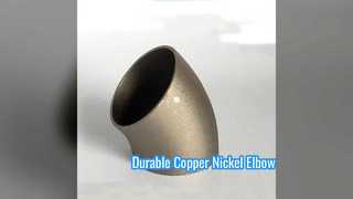 Coude en cuivre et nickel 9010 BW ASTM B16.9 LR 45 90