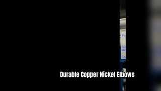 Coudes en cuivre et nickel durables 3000 # forgés