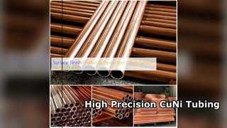 Tube capillaire CuNi C71500 haute précision pour semi-conducteurs