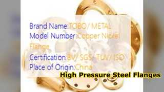 Brides en acier cuivre-nickel haute pression