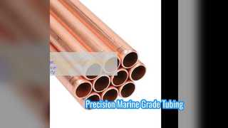 Tailles de qualité marine personnalisées de tubes en cuivre et nickel de précision