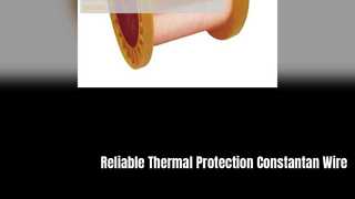 Fil CuNi44 Constantan pour la protection des relais de surcharge thermique