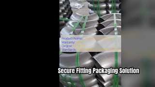 Caisse en bois de raccord de tuyau coudé CuNi 90/10