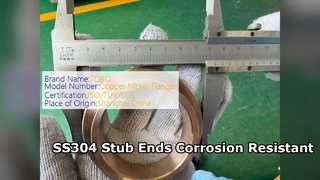 Tuyauterie anticorrosion durable de garnitures d'extrémité du tronçon SS304