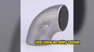 Coude en acier à 90 degrés LR en acier au carbone sans soudure