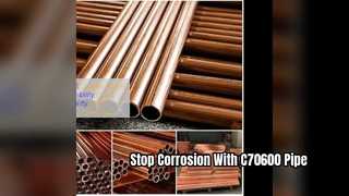 Solution élevée de résistance à la corrosion de tuyau de cuivre-nickel C70600