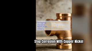Pièce en t filetée anti-corrosion du nickel de cuivre DN20 C70600