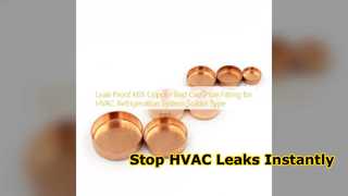 K65 Copper End Cap Leak Proof HVAC Pipe Fitting