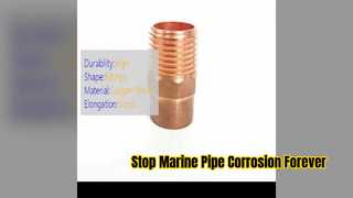 Fixation supérieure de corrosion marine de garnitures en cuivre-nickel C70600