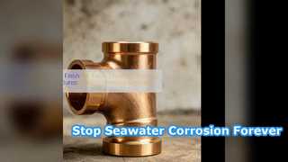 Solution de corrosion à l'eau de mer en T égal Marine CuNi C70600