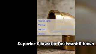ASTM B466 C70600 90 10 Coude CuNi pour systèmes d'eau de mer
