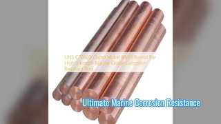 Tige de qualité marine UNS C70600 Cupro Nickel 90 10