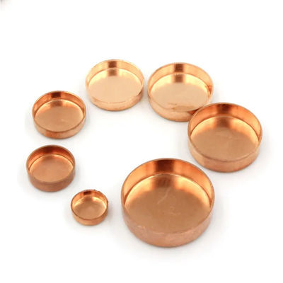 Threaded Copper Cap ANSI/DIN 150 PSI Leak-Proof End Closure Water Pipe Fitting
