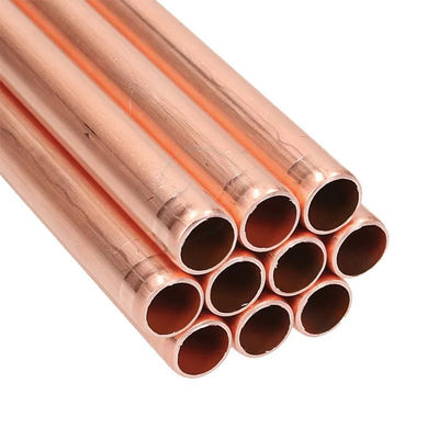 ASTM B111 CuNi 90/10 Seamless Tube ±0.1mm Tolerance Brushed Finish Custom Sizes