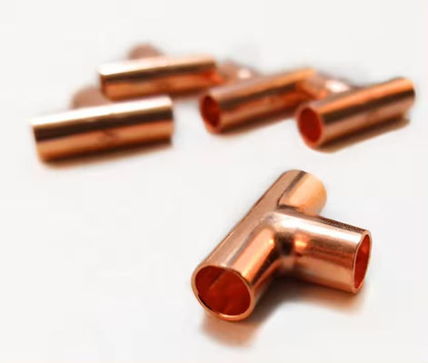 C70600 Copper Nickel Equal Tee Threaded Connection DN20 Corrosion Resistant Pipe Fitting