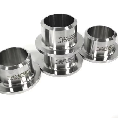 ASME B16.9 Forged Carbon Steel Stub End Fittings 3000 PSI High Strength Pipe Connector