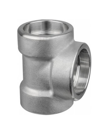 3000 Psi Pressure Rating Reducing Tee Fitting with 400°F Temperature Rating and Threaded/Socket Connection