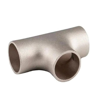 CuNi 70/30 Copper Nickel Equal Tee C71500 Weldable Seawater Corrosion Resistant Marine Fitting