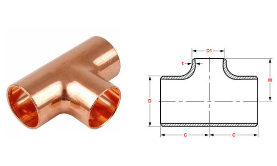 Reducing Tee Ductile Iron UL FM Listed Fire Sprinkler Pipe Fitting 300PSI
