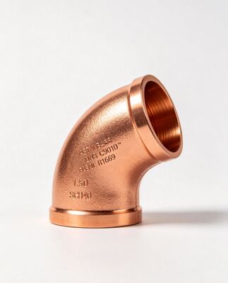 Customized Corrosion Resistant High Pressure Copper Nickel Elbow CuNi C70600 Pipe Bend