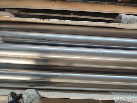 Seamless C70600 Copper Nickel Pipe for High-Temperature High-Pressure Applications - SCH80, 6M Lengths
