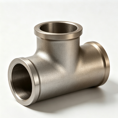 Threaded CuNi Equal Tee Water Pipe Connector Industrial Corrosion Resistant Fitting