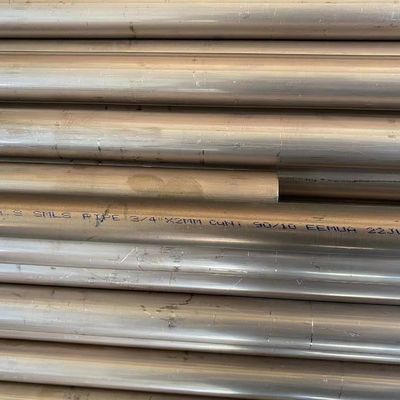 ASTM B466 CuNi 70/30 Copper Nickel Alloy Pipe C71500 Seamless for Marine Offshore
