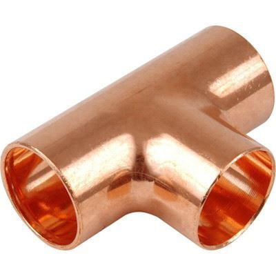 C70600 CuNi 9010 garnitures en laiton de pièce en t de nickel d'en cuivre cuivrent des garnitures de conduite d'eau