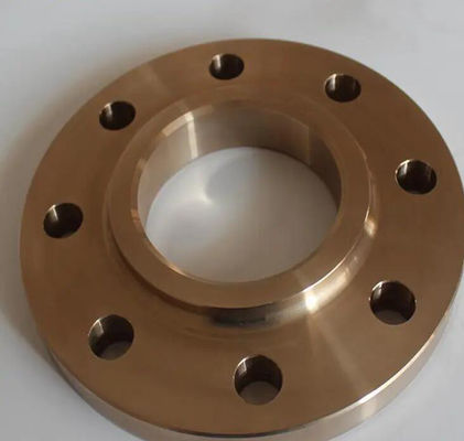 Nickel plat convenable Fange forgé par bride d'en cuivre de soudure de plat de bride de tuyau du programme 40