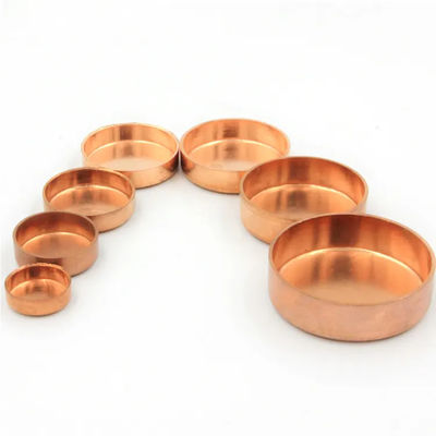 K65 Copper Solder End Cap for Refrigeration, HVAC Tube Sealing Cap, Durable Leak-Proof Pipe Cover